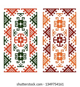 Ganja carpet ornament - Azerbaijan Traditional Carpet Ornament