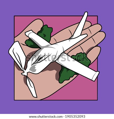 Ganja is a Hindi name for hemp, derived from the word ganjha