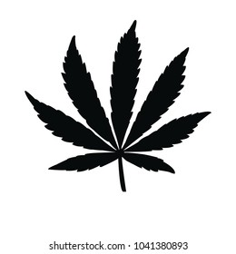 Ganja Marijuana Leaf Stock Vector (Royalty Free) 1041380893 | Shutterstock