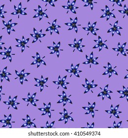 Ganja Weed Marijuana Seamless Vector Pattern