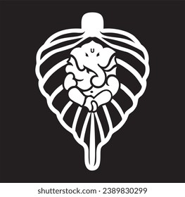 Ganpati Bappa Design Vector Ganesh Ji  