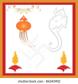 Ganpati Diwali Card