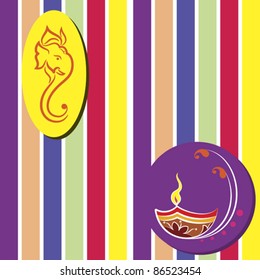 Ganpati Diwali Greeting