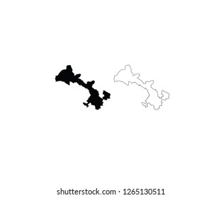 Gansu map China province region
