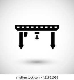 Gantry crane icon