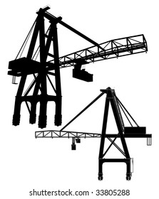 Gantry Crane Vector 01