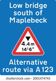 Gantry Mounted Signs on All‑Purpose Roads, Map‑Type Advance Direction Signs, Road signs in the United Kingdom