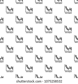 Gantt diagram pattern vector seamless repeating for any web design