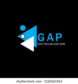 GAP letter logo creative design with vector graphic