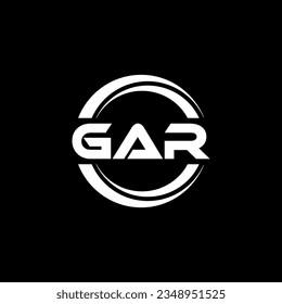 GAR Logo Design, Inspiration for a Unique Identity. Modern Elegance and Creative Design. Watermark Your Success with the Striking this Logo.