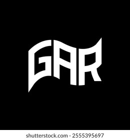 GAR logo design, GAR simple and modern logo. GAR luxurious alphabet design  