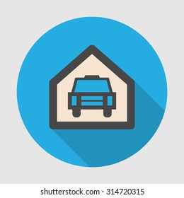 Garage for auto sign