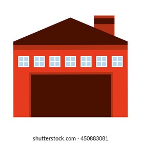 garage building isolated icon design, vector illustration  graphic 