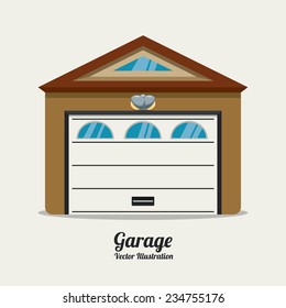 garage  design , vector illustration