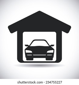 garage  design , vector illustration