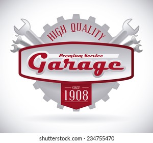 garage  design , vector illustration