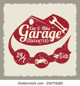 garage  design , vector illustration