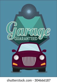 Garage digital design, vector illustration 10 eps graphic