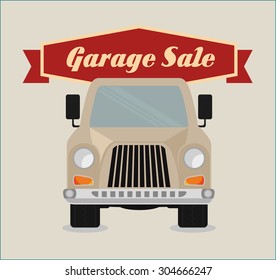 Garage digital design, vector illustration 10 eps graphic