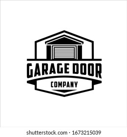 Garage Door Classic Style Badge Stock Vector (Royalty Free) 1673215039 ...