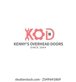 Garage Door Company Logo design.