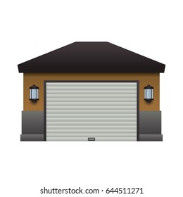 garage door house