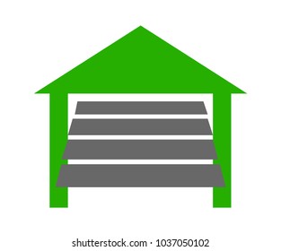 Garage door illustration