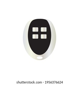 Llave electrónica de garaje. Elemento de sistema de control de acceso.