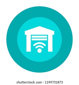 garage gate control vector icon