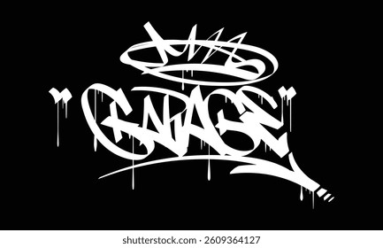 GARAGE graffiti tag style design