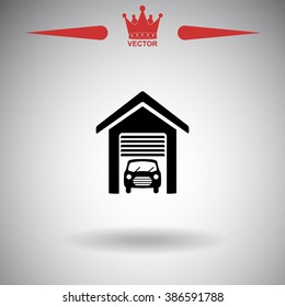 Garage icon.