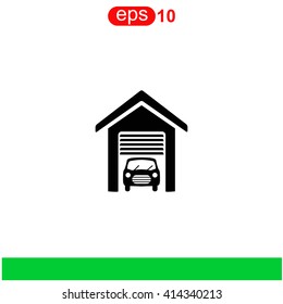 Garage icon.