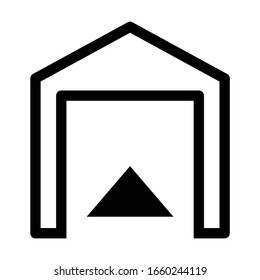 garage icon automotive car house