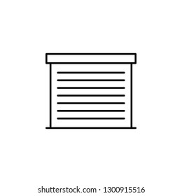 garage icon. Can be used for web, logo, mobile app, UI, UX on white background