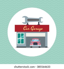 Garage icon design 