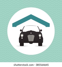 Garage icon design 