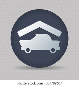 Garage icon design 