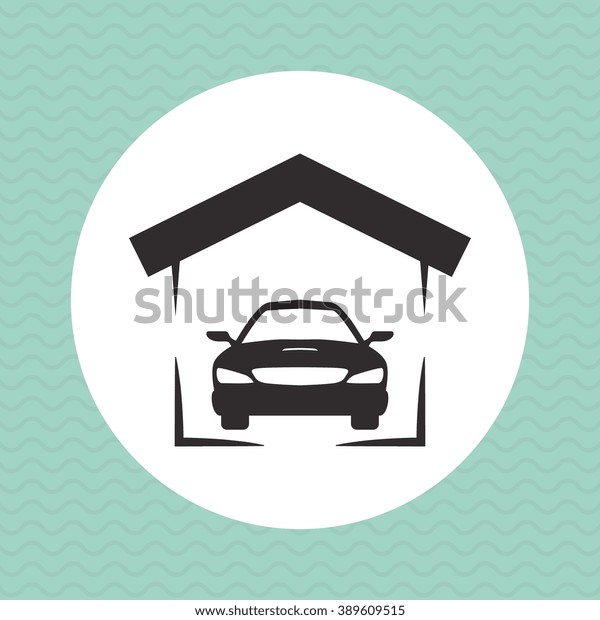 Garage icon design\
