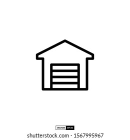 Garage icon, design inspiration vector template for interface and any purpose