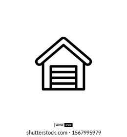 Garage icon, design inspiration vector template for interface and any purpose