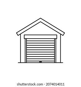 garage   icon design template vector isolated illustration 