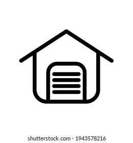 Garage icon design, vector format
