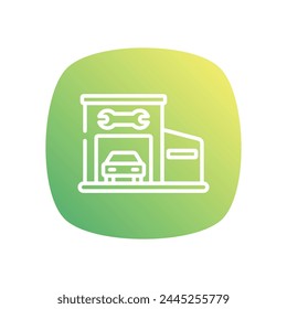 Icono de garaje diseño Vector stock