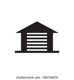 garage icon illustration isolated vector sign symbol