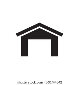 garage icon illustration isolated vector sign symbol