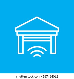 garage icon illustration isolated vector sign symbol