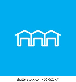 garage icon illustration isolated vector sign symbol