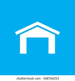 garage icon illustration isolated vector sign symbol