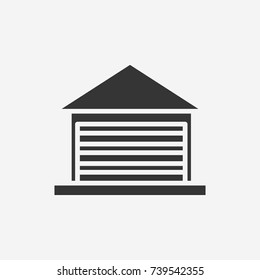 Garage icon illustration isolated vector sign symbol