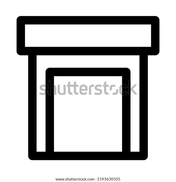 garage icon isolated sign symbol\
vector illustration - high quality black style vector\
icons\
